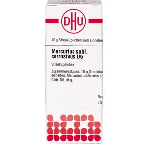 MERCURIUS SUBLIMATUS corrosivus D 6 Globuli Produktbild