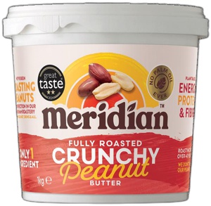 Meridian Peanut Butter Crunchy 1kg product image