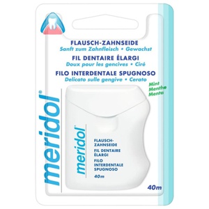 meridol FLAUSCH-ZAHNSEIDE gewachst mit frischem Mint-Aroma 40 m Produktbild