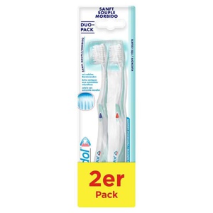 meridol Zahnbürste SANFT DUO-PACK 2 St Zahnbürste Produktbild