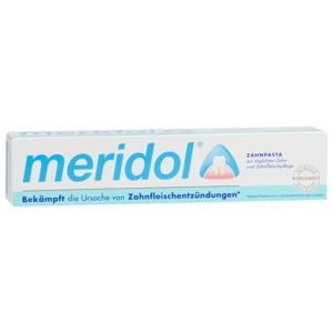 meridol ZAHNFLEISCHSCHUTZ Zahnpasta bei Zahnentzündungen 75 ml Zahnpasta Produktbild
