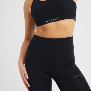 Mesh Sport-bh Svart produkt bild