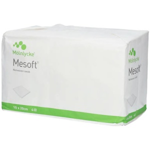 Mesoft Usterile Tørre Kompresser 10 x 20 cm 100 stk produktbilde