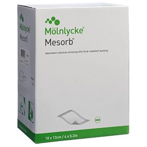 Mesorb Mesorb Absorberende steril kompress, 10 cm x 13 cm, 50 stk. produktbilde