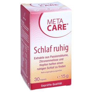 META CARE Schlaf ruhig 30 St Kapseln Produktbild