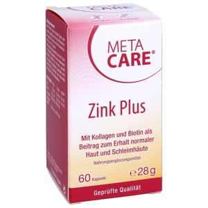 META-CARE Zink+ Kapseln Produktbild