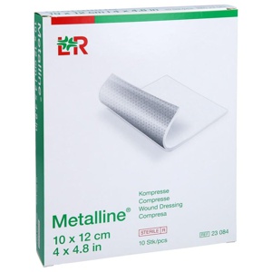 METALLINE Kompressen 10x12 cm steril Produktbild