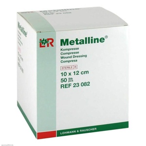METALLINE Kompressen 10x12 cm steril Produktbild