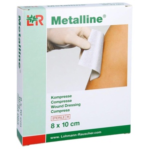 METALLINE Kompressen 8x10 cm steril Produktbild