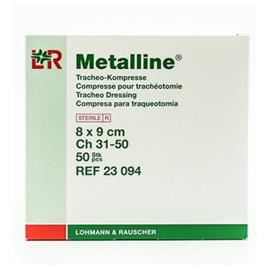 Metalline Tracheo Kompres 8×9 50 stk produktbillede
