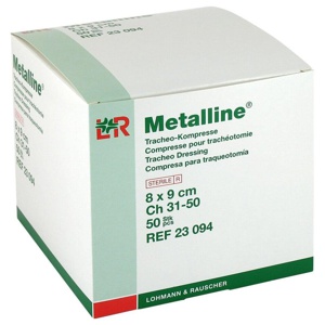 METALLINE Tracheo Kompressen 8x9 cm Produktbild