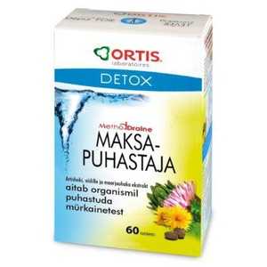 Methoddraine Detox maksapuhastaja tabletid N60 toote pilt