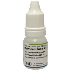 Metylcellulosa APL, ögondroppar, lösning 0,5 % 4 x 5 ml produkt bild