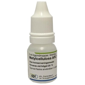 Metylcellulosa APL, ögondroppar, lösning 1 % 4 x 5 ml produkt bild