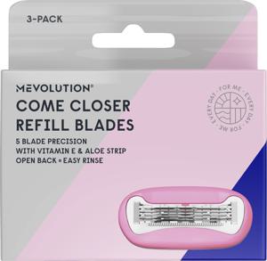 Mevolution Come Closer Rakbladsrefill Kvinna 3-pack produkt bild