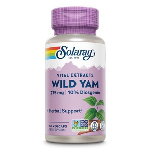 MEXICAN Wild Yam Wurzelextrakt 275 mg Solaray Kps. Produktbild