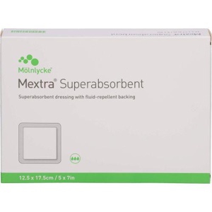 MEXTRA Superabsorbent Verband 12,5x17,5 cm Produktbild