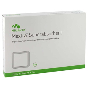 Mextra Superabsorbent Verband 12,5x17,5 cm Produktbild