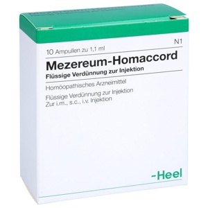 MEZEREUM HOMACCORD Ampullen Produktbild