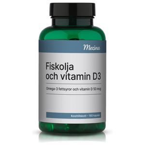 Mezina Fiskolja med vitamin D3 50 mcg produkt bild