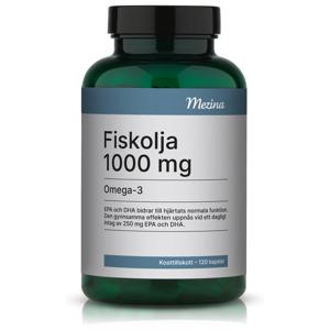 Mezina Fiskolja omega 3 1000mg produkt bild