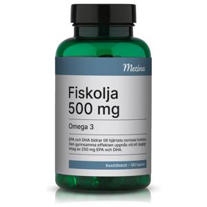 Mezina Fiskolja omega 3 500 mg produkt bild