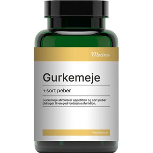 Mezina Gurkemeje + sort peber   120 kapsler produktbillede