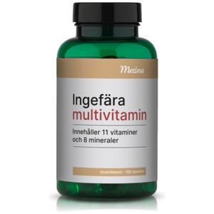 Mezina Ingefära + multivitamin 180 tabletter produkt bild