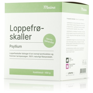 Mezina Loppefrøskaller Psyllium Pulver 450 g produktbillede