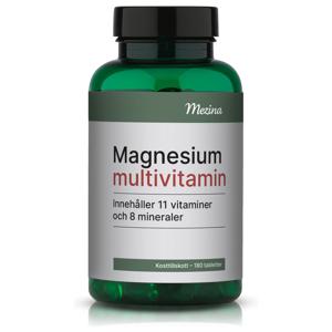 Mezina Magnesium + multivitamin 180 tabletter produkt bild