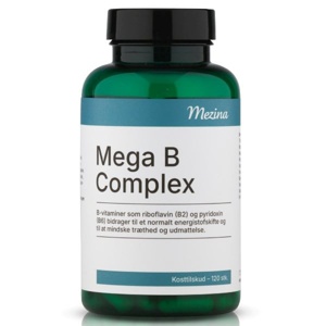 Mezina Mega B Complex   120 kapsler produktbillede