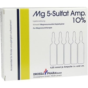 MG 5 Sulfat Amp. 10% Injektionslösung Produktbild