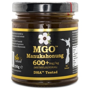 MGO Manuka honning 250 g 600+ produktbillede