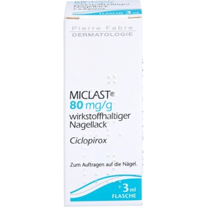 MICLAST 80 mg/g wirkstoffhaltiger Nagellack Produktbild