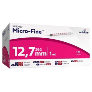 MICRO-FINE Insulinspritze U40 12,7 mm Produktbild