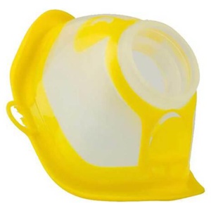 MICRODROP RF7 Maske Kind gelb transparent 1 St Produktbild