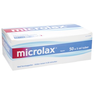 Microlax Miniklyster 50 x 5 ml produktbilde