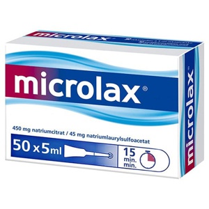Microlax Rektalvæske Opløsning 9+90 Mg/Ml produktbillede