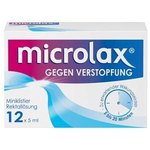 microlax Rektallösung (12x5 ml), 60 ml Produktbild