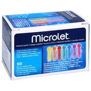 MICROLET Lanzetten farbig Produktbild