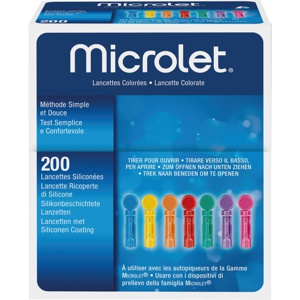 MICROLET Lanzetten farbig Produktbild