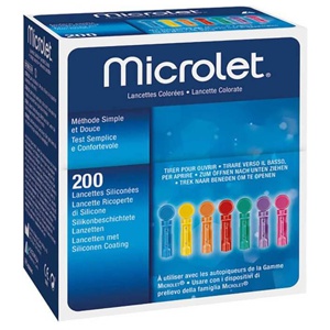 MICROLET Lanzetten farbig Produktbild