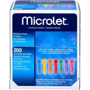 MICROLET Lanzetten farbig Produktbild