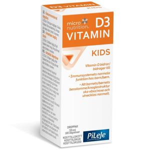 Micronutrition D3 Vitamin Kids Droppar Droppar 20 ml produkt bild
