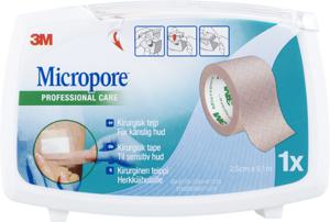 Micropore kirurgtejp brun 9,1 m x 2,5 cm 1 st produkt bild