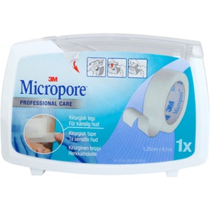 Micropore tape refill 2,5cmx10m hvit 1 stk produktbilde