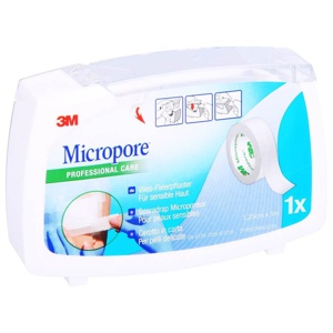 MICROPORE Vliespfl.1,25cmx5m m.Abr.1530NP-0SD Produktbild