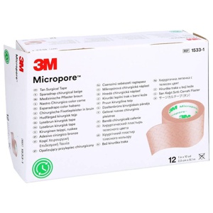 MICROPORE Vliespfl.2,5cmx9,1m haut 1533-1 Produktbild
