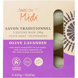 Midi Økologisk Olivensæbe Med Lavandin   450 g produktbillede