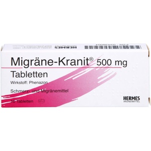 MIGRÄNE KRANIT 500 mg Tabletten Produktbild